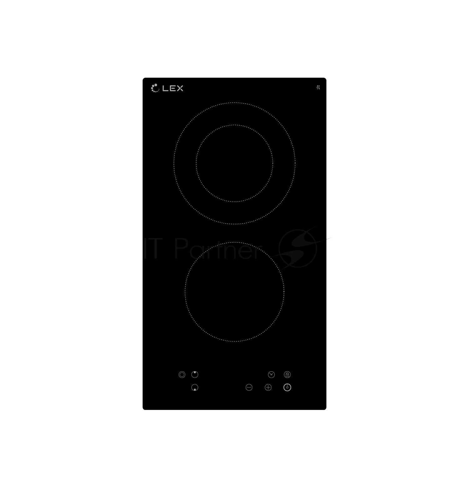 Варочная поверхность Lex EVH 321 BL черный