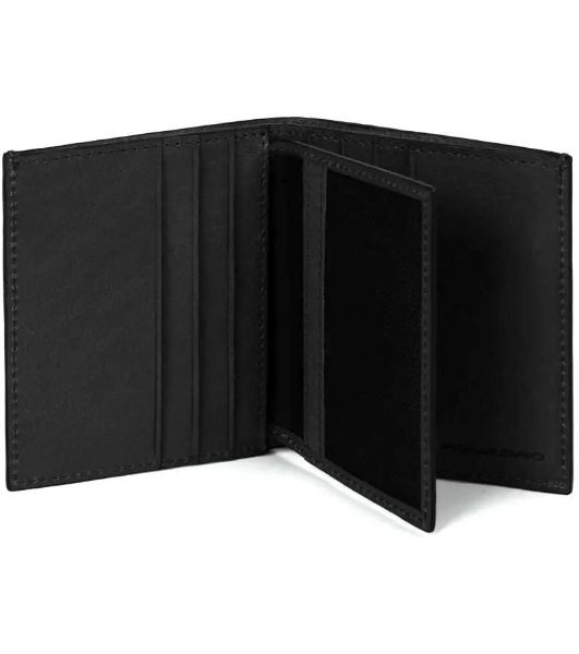 Картхолдер Piquadro Black Square PP1518B3R/N, натуральная кожа, черный