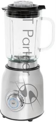 Блендер стационарный Profi Cook PC-UM 1207 inox серебристый, 1200 Вт, 4 скорости, турбо