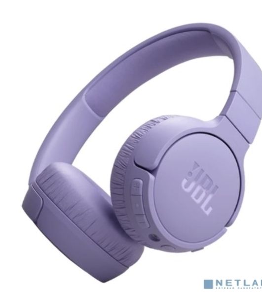 Беспроводные/проводные наушники JBL Tune 670NC фиолетовый, накладные, Bluetooth + проводной, активное шумоподавление