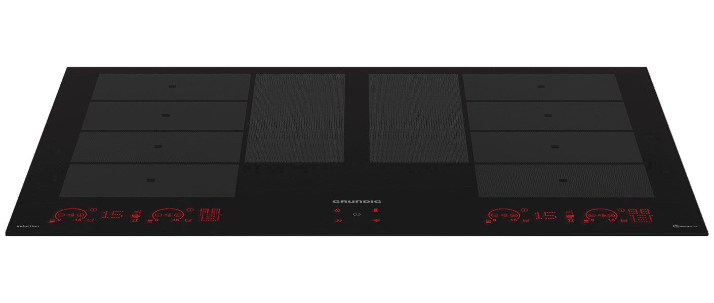 Индукционная варочная поверхность Grundig GIEI 838980 INH, 10 конфорок, стеклокерамика, 7400 Вт