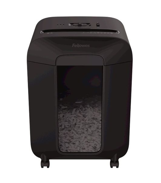 Шредер Fellowes PowerShred LX85 (секр.P-4)/перекрестный/12лист./19лтр./скрепки/скобы/пл.карты