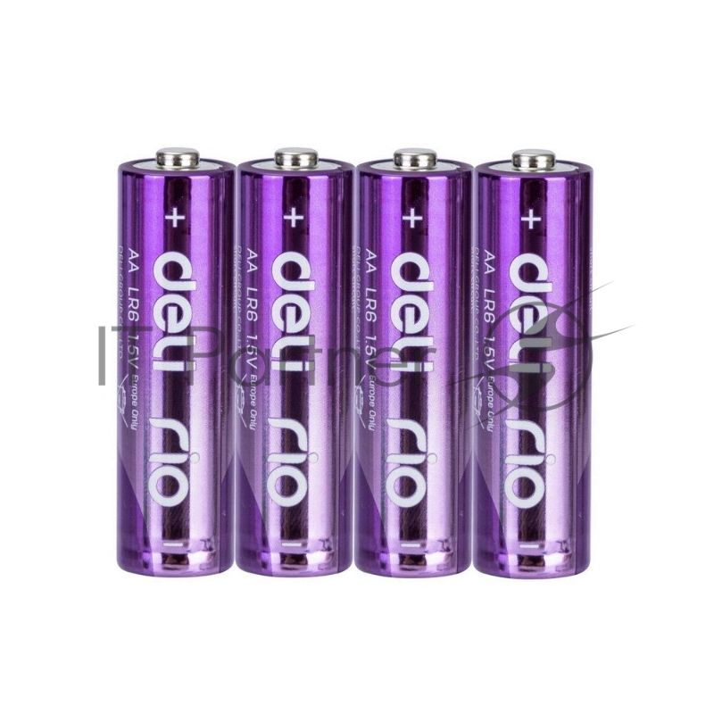 Батарейки Deli Rio E82902 AA LR6 1.5V (4шт\Pack)