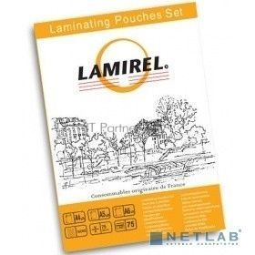 Пленка для ламинирования Lamirel, набор А4, A5, A6 по 25 шт., 75 мкм, 75 шт. в упаковке