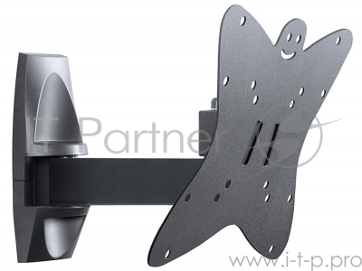 Кронштейн для телевизора Holder LCDS-5037 металлик 20"-37" макс.30кг настенный поворот и наклон