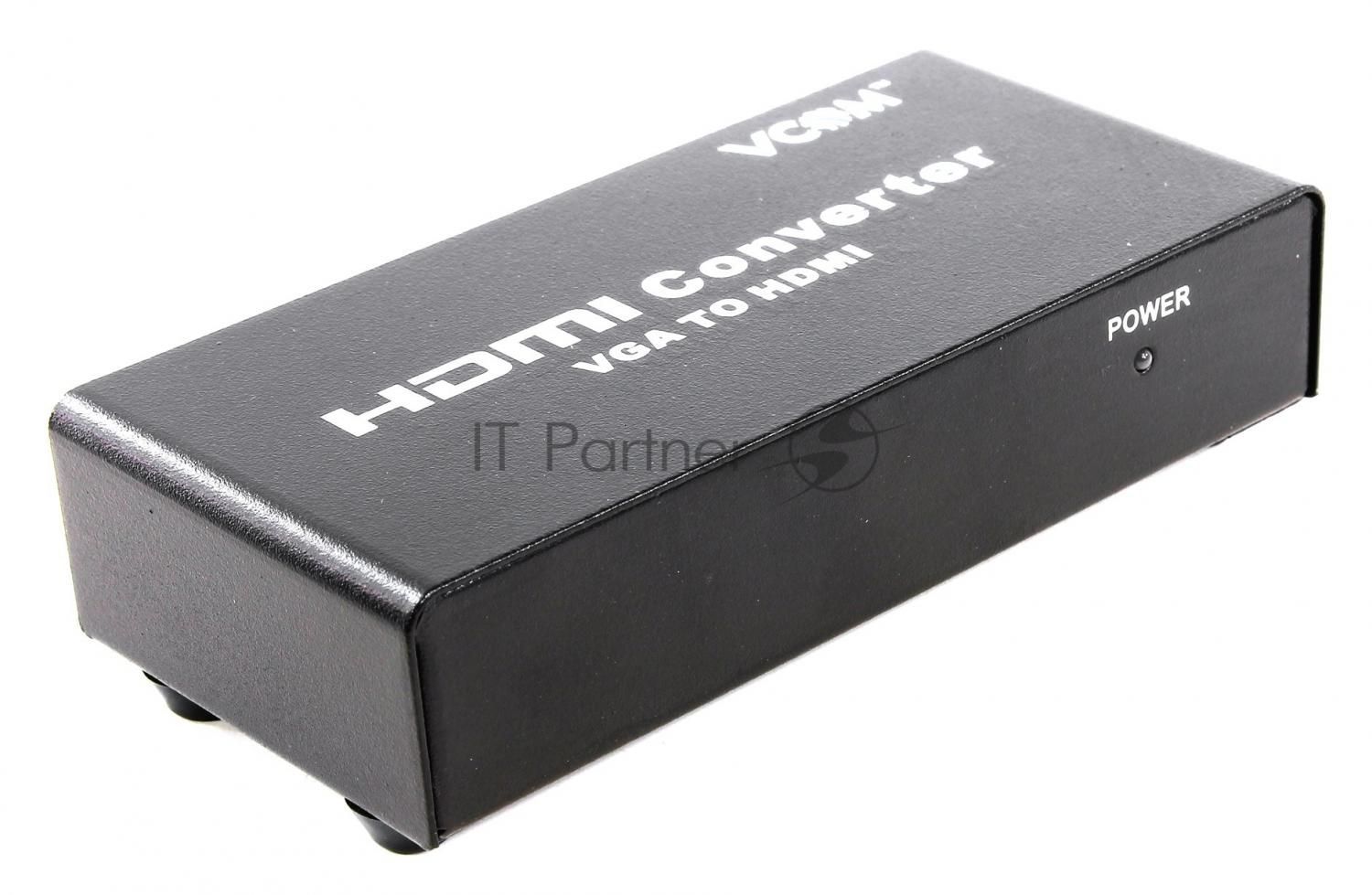 Переходник VCOM DD491 Конвертер VGA + аудио => HDMI