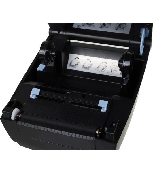 Термопринтер Mertech MPRINT TLP100 TERRA NOVA (для печ.накл.) стационарный черный