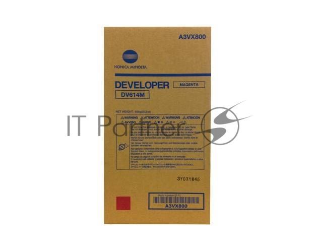 Девелопер Konica-Minolta bizhub PRESS C1060/C1060L/C1070/C1070P красный DV-614M