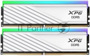 Оперативная память XPG Lancer Blade, DDR5, 32GB (2x16GB), 6400MHz, CL32, DIMM, с радиаторами, RGB, белый