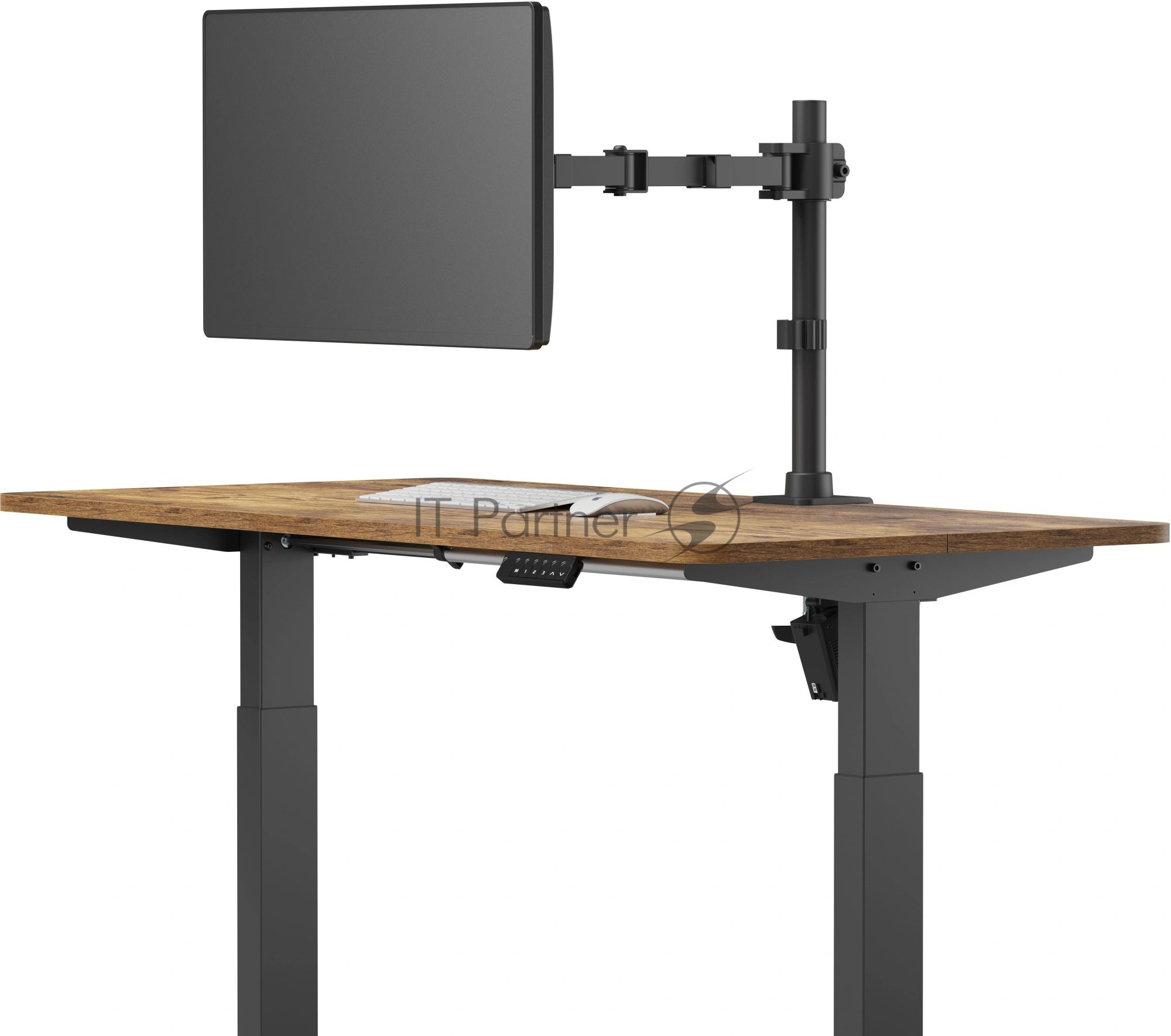 Кронштейн для мониторов Cactus CS-VM-D49-BK черный 17"-49" макс.20кг настольный поворот и наклон