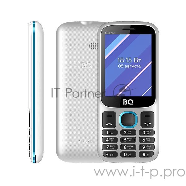 Мобильный телефон BQ 2820 Step XL+ черный/синий