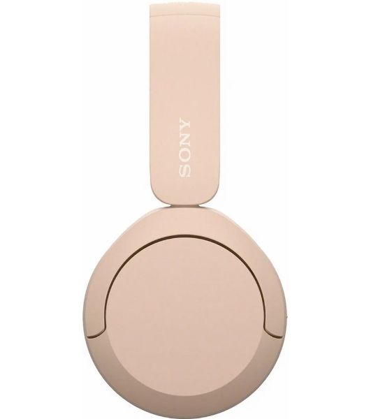 Беспроводные наушники Sony WH-CH520 бежевый, накладные, Bluetooth, быстрая зарядка, до 50 ч