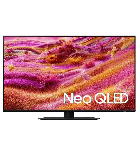 Телевизор Samsung QE43QN90FAUXRU, 43", черный, Mini LED, 4K Ultra HD, 3840x2160, 120Hz, Tizen