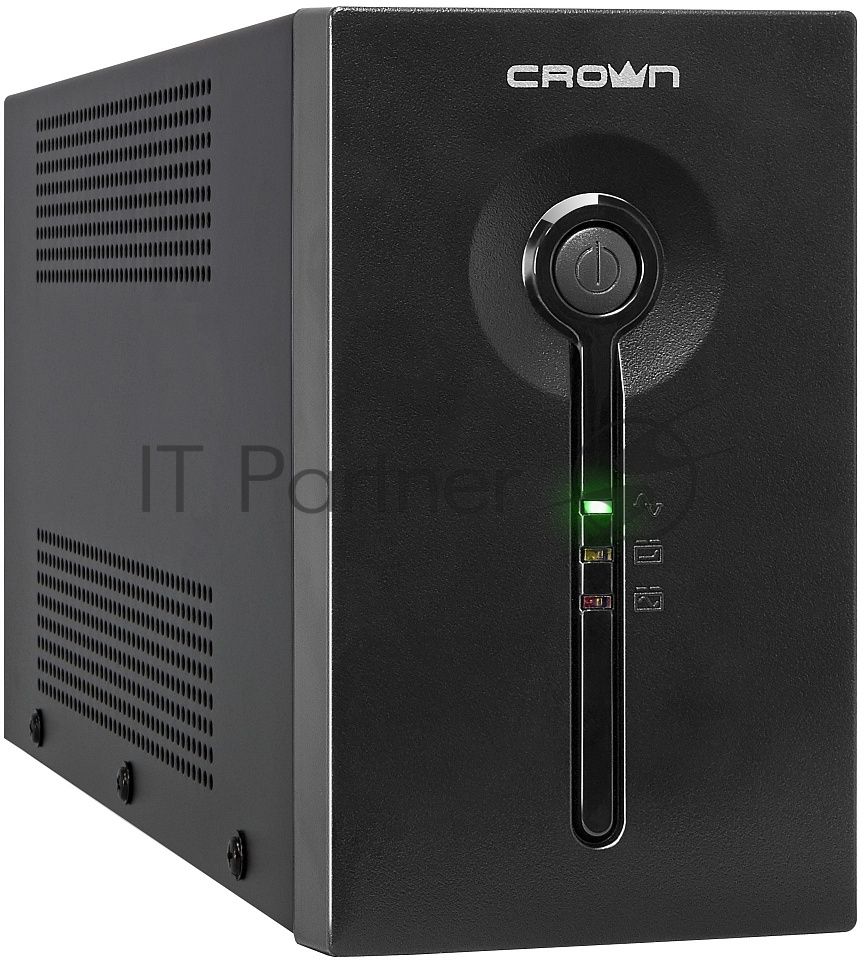 Источник бесперебойного питания Crown CMU-SP650COMBO/650 ВА/390 Вт/2 х CEE 7 (евророзетка), 3 x IEC 320 C13 (компьютерная)