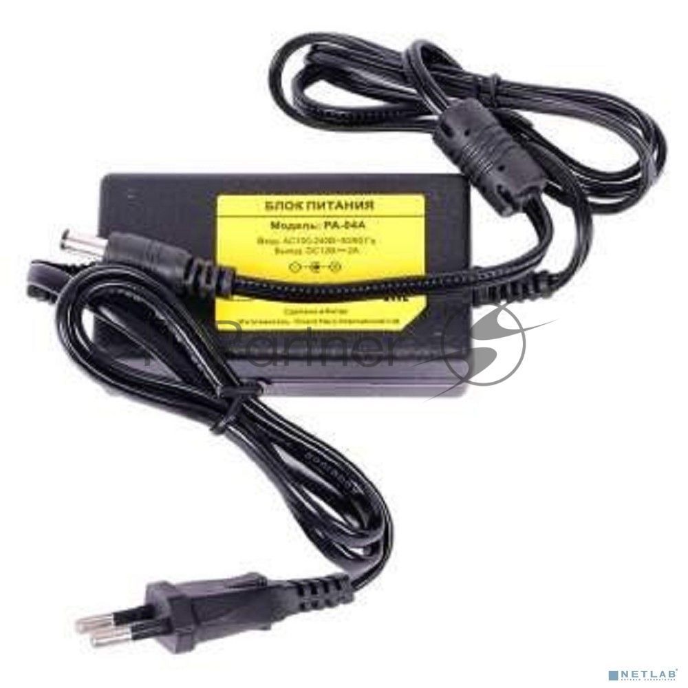 ORIENT PA-04A, Блок питания DC 12V, 2.0A, защита от КЗ и перегрузки, вилка с кабелем (29315)