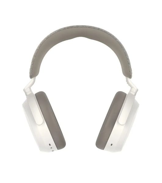Беспроводные/проводные наушники Sennheiser Momentum 4 Wireless белый, полноразмерные, Bluetooth + проводной, активное шумоподавление, до 60 ч