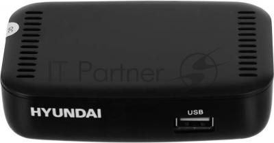 Приставка для цифрового ТВ Hyundai H-DVB460 черный, DVB-T2, DVB-T, DVB-C, HDMI, USB 2.0 х2 Приставка для цифрового ТВ Hyundai H-DVB460 черный, DVB-T2, DVB-T, DVB-C, HDMI, USB 2.0 х2