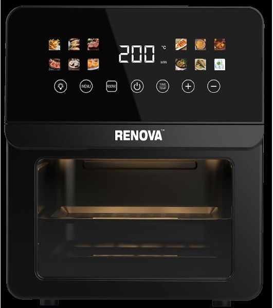 Аэрогриль Renova AF6-TB2 черный, 1700 Вт, 12 л, сенсор, 12 программ