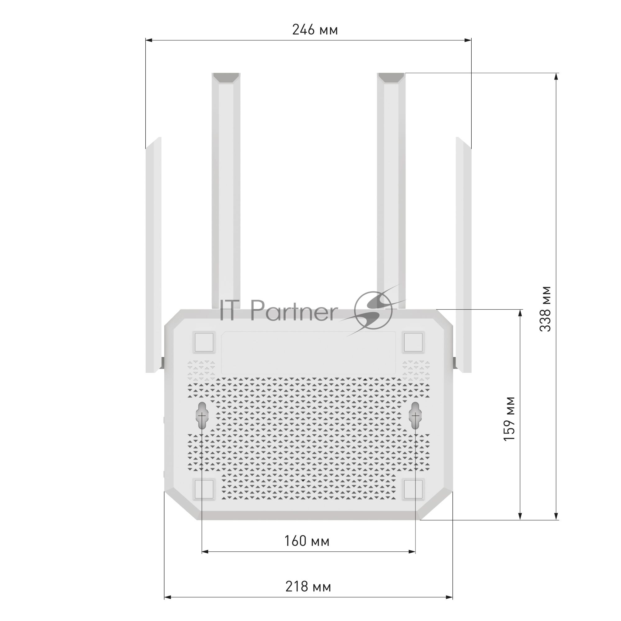 Мультигигабитный интернет-центр Netcraze Giga (NC-1012) с Mesh Wi-Fi 6 AX3000, Smart-коммутатором 1×2.5G/SFP и 4×1G, многофункциональными портами USB 3.0 и 2.0