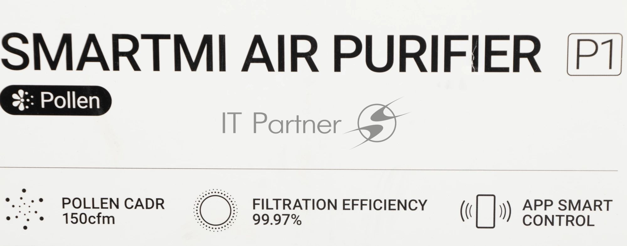 Очиститель воздуха Smartmi Air Purifier P1 серебристый, 30 м², HEPA-фильтр, угольный фильтр, управление со смартфона