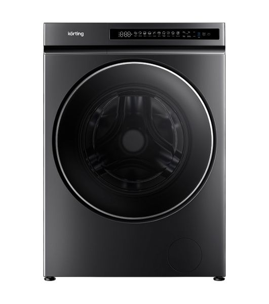 Стиральная машина Korting KWM 60ID1203 GR серый, загрузка фронтальная 10 кг, 1200 об/мин, класс A+++