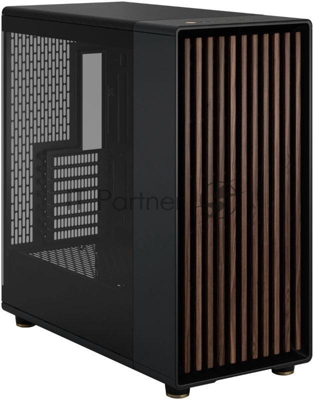Корпус ПК без блока питания Fractal Design North XL RC Charcoal TG Dark, Full-Tower, 3x140mm, 2xUSB-A 3.0 + 1xUSB 3.2 Type-C, ATX, mATX, mITX черный