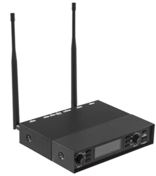 Микрофонная радиосистема Axelvox DX800FK UHF 650 - 758 MHz, подавитель обратной связи, цифровая модуляция, LCD дисплей, DSP, ручной микрофон - 2 шт.