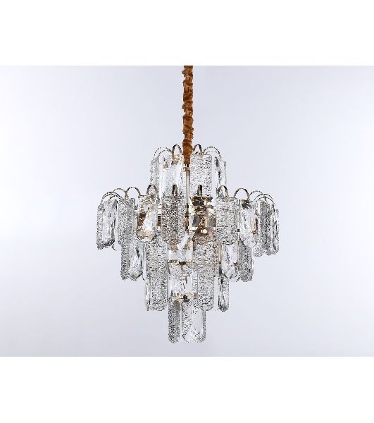 Светильник Ambrella light TR5231/9 SGD/CL/FR золото/прозрачный/белый матовый E27*9 max 40W D500*530