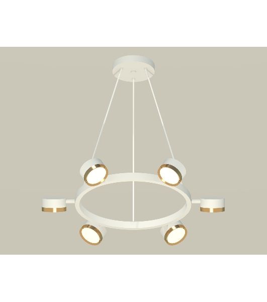 Светильник Ambrella light XB9191152/6 SWH/PYG белый песок/золото желтое полированное GX53 (C9191, N8124)