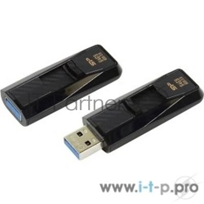 Флешка USB R/W 64Gb Silicon Power Blaze B50, USB 3.0, черный