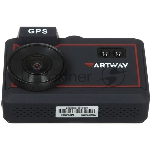 Видеорегистратор Artway Combo MD-205, 2304x1296, 2.4", GPS, G-сенсор, датчик движения