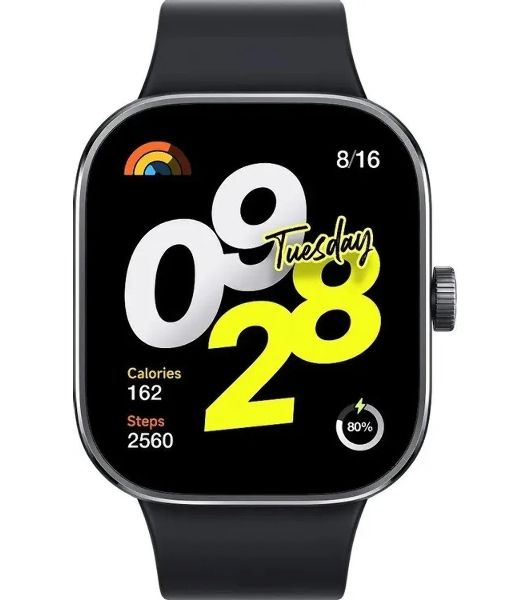 Умные часы Redmi Watch 4, 1.97", AMOLED, Bluetooth, NFC, WR50, черный