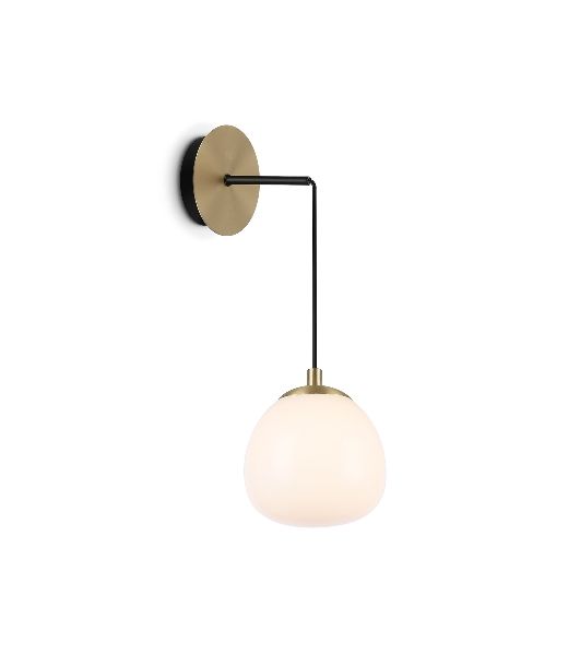 Настенный светильник Ambrella light LH51005 SGD/BK/FR золотой песок/черный/белый матовый G9 max 28W 130*200*400