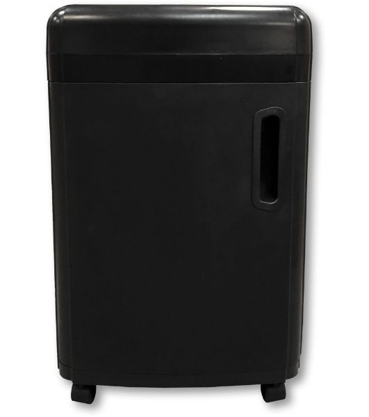 Шредер Office Kit S180 (0,8х1) черный (секр.P-7)/фрагменты/5лист./32лтр./пл.карты/CD