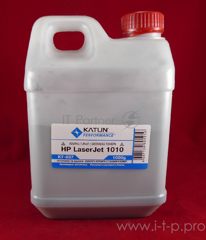 Тонер HP LJ 1010/1012/1015/1018/1020 (кан., 1кг.) Katun фас России