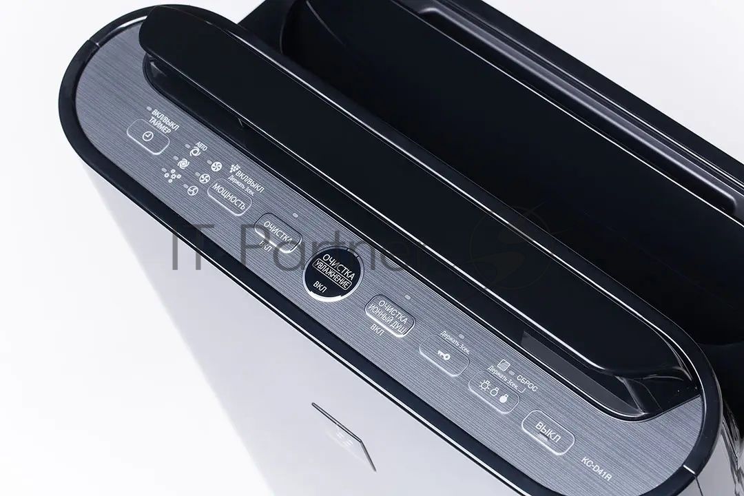 Климатический комплекс Sharp KCD41RB черный, 26 м², 2.5 л, HEPA-фильтр, ионизация Plasmacluster, гигростат