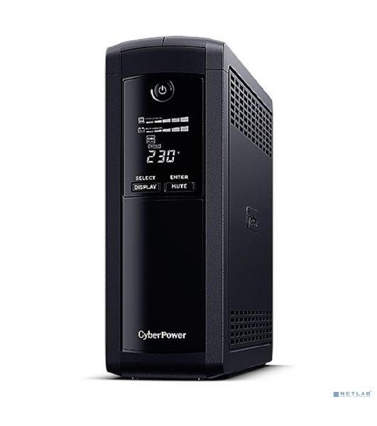 Источник бесперебойного питания CyberPower VP1600ELCD/1600 ВА/960 Вт/USB/RS-232/RJ-11/RJ-45/5 х CEE 7 (евророзетка)