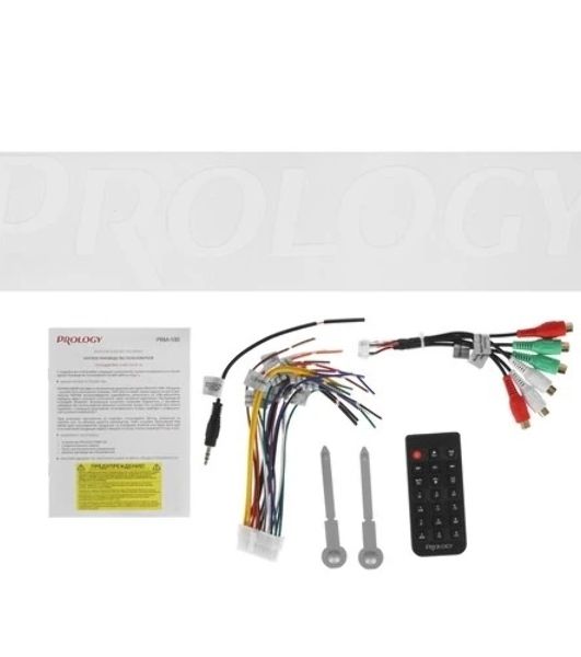 Автомагнитола Prology PRM-100, 1 DIN, Bluetooth, USB Type-A, AUX, пульт ДУ