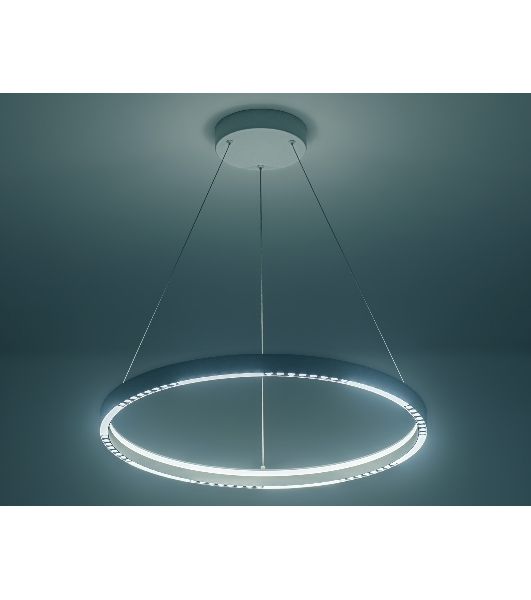 Подвесной светодиодный светильник Ambrella light FL5851 WH белый 35W 3000K/4200K/6400K D600*600 (без ПДУ)