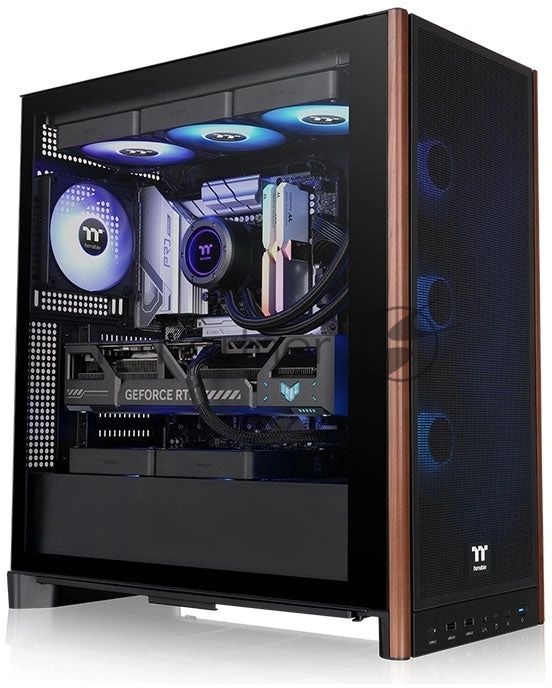 Корпус Thermaltake S370 WS, Midi-Tower, чёрный, 4 x 120 мм