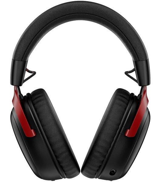 Гарнитура HyperX Cloud III S Wireless чёрный/красный, беспроводная, радиоканал, до 120 ч, съёмный микрофон, совместимость с PS5