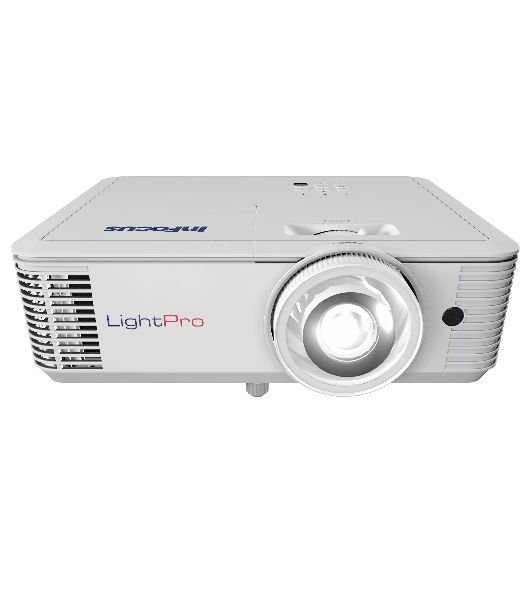Проектор InFocus IN0046ST DLP, WXGA, 4300 lm, 30 000:1, 0.521:1, 2xHDMI 1.4, VGA in/out, Composite Video, 3.5мм in/out, USB-A, RS-232, RJ-45, лампа 15 000ч.(ECO mode), 10W, 27дБ, 2,9 кг, PJ-Link, БЕЛЫЙ