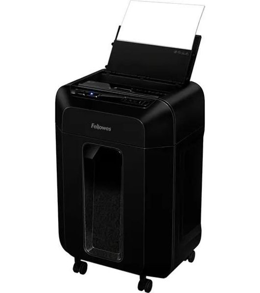 Шредер Fellowes AutoMax 90М черный с автоподачей (секр.P-4) фрагменты 90лист. 17лтр. скрепки скобы пл.карты