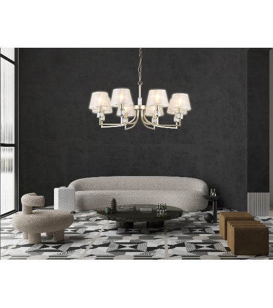 Люстра Ambrella light LH71217/8 CGD золото E14/8 max 40W D790*750