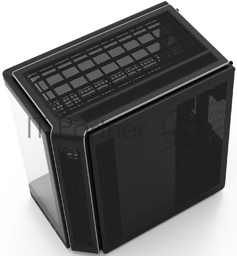 Компьютерный корпус ZALMAN MidTower P60 black (ATX, без БП, 2xUSB 3.0+USB Type C, 5x120мм ARGb) (Zalman P60 Black)