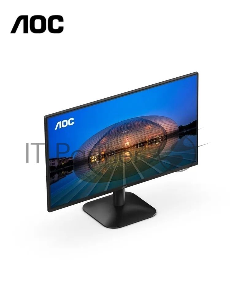 Монитор 23.8" AOC 24B31H IPS 1920x1080, 120 Гц, 4 мс (1 мс MPRT), 16:9, 300 кд/м², VGA, HDMI 1.4, 3.5 Jack, динамики (2x2 Вт), HDR10, Adaptive-Sync, черный