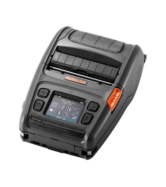 Принтер этикеток мобильный Bixolon XM7-30, 203 dpi, 127 мм/сек, USB, RS-232 (COM порт, Serial), Bluetooth, черный