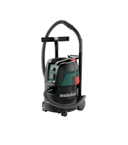 Пылесос строительный Metabo ASA 25 L PC 602014000 Пылесос 1250вт,розетка,ручн.очистка, бак 25л, вес 8.3 кг