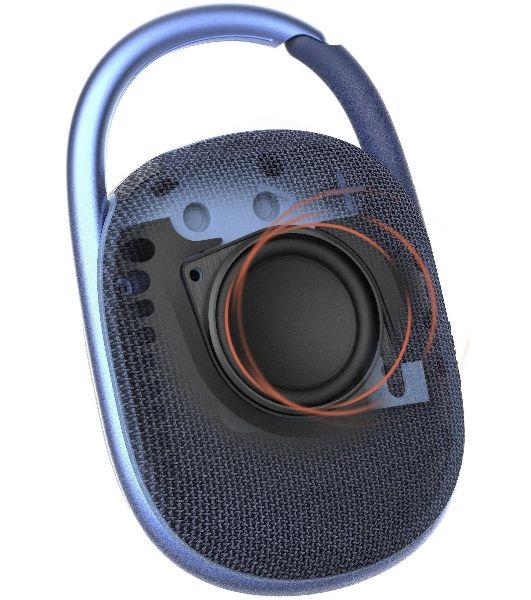 Портативная акустическая система JBL CLIP 4, синий