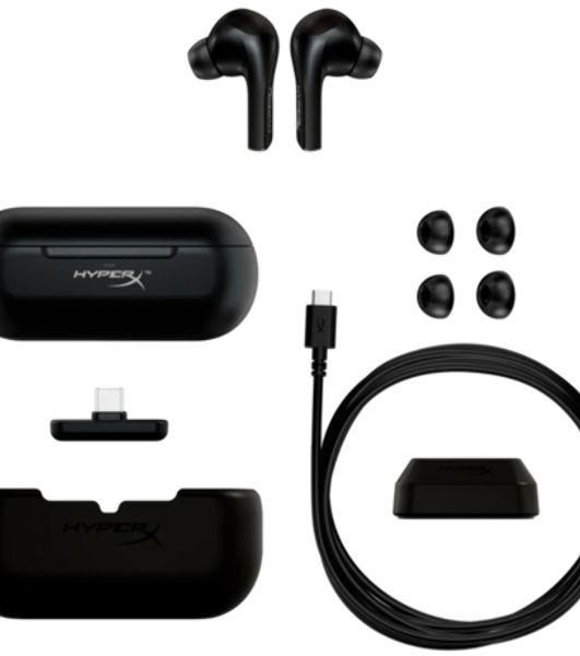 Гарнитура HyperX Cloud Mix Buds чёрный, беспроводная, радиоканал, совместимость с PS5